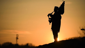 Royal Gurkha Rifles Musicians Play To Celebrate Key Workers