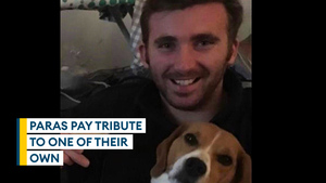 Parachute Regiment pays tribute to LCpl George Hooley