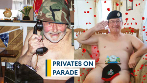 Privates on Parade: Veterans group strips off for fundraising calendar