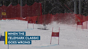 Racers fall in Telemark Classic event