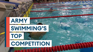 Who's the best Army swimmer in the pool? | Forces Sport | 9 December
