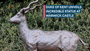 Statue unveiled to honour the Royal Warwickshire Regiment