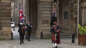 Flag Raised As Armed Forces Week In Edinburgh Gets Underway