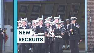 Passing Out Parade For Navy Recruits In Cornwall