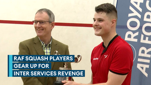 Long-standing rivalries provides thrilling action at RAF squash championships 