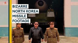 Kim Jong Un plays starring role in bizarre North Korea missile test-fire video