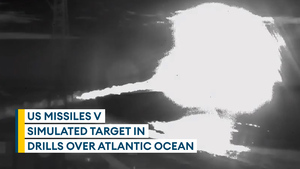 Watch: US missiles take out simulated target launched over Atlantic