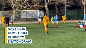 Navy U23s prepare for Inter Services | Forces Sport | 20 January