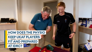 Team physio provides insight into UKAF player's physical therapy regime at IDRC
