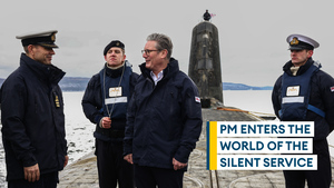 PM joins submariners on HMS Vanguard in top secret visit