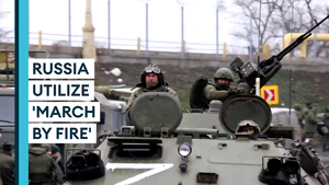 Russia's 'march by fire' military tactic bombarding Ukraine