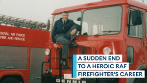 The heroic RAF firefighter who was forced out of the military