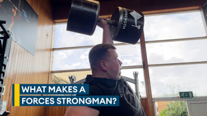 A closer look into the making of a forces strongman