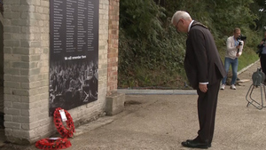 Memorial Dedicated To 88 Factory Workers Killed In WWII Bombing