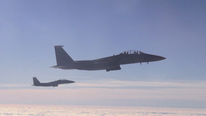 Point Blank: RAF And US Aircraft Join Forces For Exercise Over North Sea