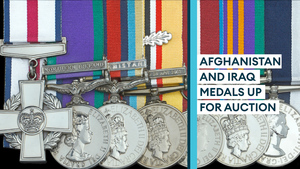 Royal Marine's rare Iraq and Afghanistan medals up for auction to buy family home