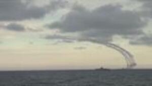 WATCH: Russia "Deals Massive Blow" In Syria With Cruise Missiles