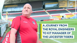 Former Royal Engineer turned kit manager on his 'dream role' with Leicester Tigers