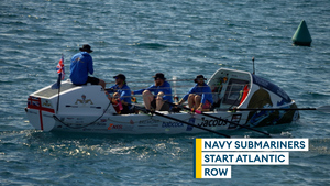 HMS Oardacious submariners start 3,000-mile Talisker Whisky Atlantic Challenge