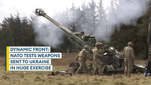 Nato nations test weapons sent to Ukraine on Exercise Dynamic Front