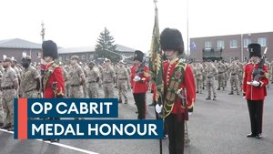 Troops receive campaign medals as six-month Estonia deployment ends