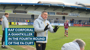 Meet the RAF Corporal who has masterminded an FA Cup fourth round run