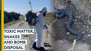 How Army bomb disposal experts tackle toxic threats