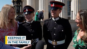 Two generations, two families, four Army officers