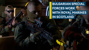 Bulgarian special forces team up with Royal Marines for biggest UK deployment in a decade