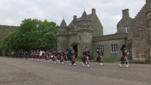 Duke And Duchess Of Cambridge Attend Beating Retreat In Scotland