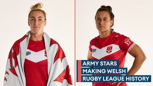 Army duo Bethan Dainton and Jade Mullen head to historic World Cup debut with Wales