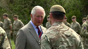 Prince Charles Visits Welsh Guards As Regiment's Colonel In Windsor