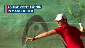 British Army tennis stars prepare for Inter Services in Manchester