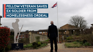 Fellow veteran saves ex-soldier from two years of homelessness