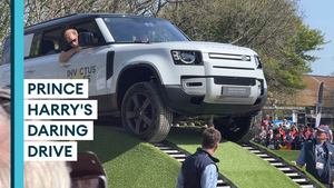 WATCH: Prince Harry takes part in daring driving challenge at Invictus Games