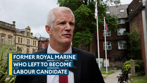 Ex-colonel standing for election after leaving Marines just last week
