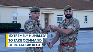 Old CO of Royal Gibraltar Regiment hands over to the new