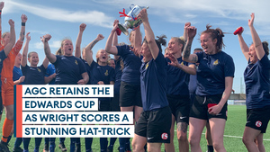 Adjutant General's Corps retains the Edwards Cup as Wright scores a hat-trick