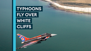 Watch: Amazing Footage Of RAF Typhoon Display Team's Battle Of Britain Tribute