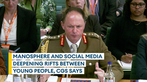Head of the Army blames manosphere for misogyny