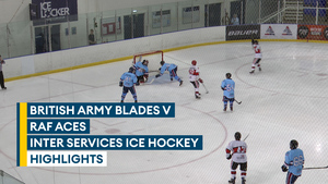 British Army Blades put seven past the RAF Aces in big Inter Services win