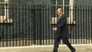 Cabinet Reshuffle: Smiling Ben Wallace Arrives At Downing Street