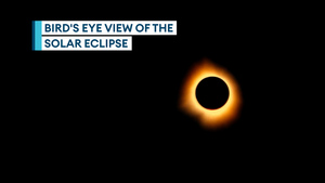 US personnel's incredible view of solar eclipse