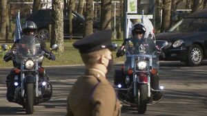Royal Signals Pay Tribute At WW2 Veteran's Funeral
