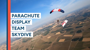 Amazing footage from the skies of the Royal Navy Parachute Display Team