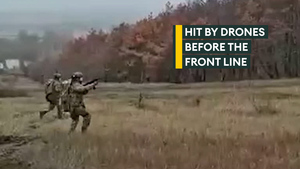 Ukrainian recruits hit by dummy drone strikes as training mirrors frontline