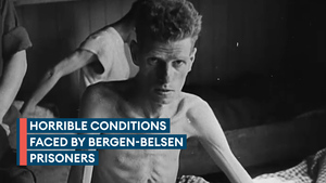 What British forces found inside Bergen-Belsen