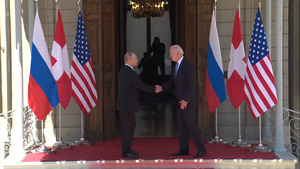 Joe Biden And Vladimir Putin Shake Hands Before Summit
