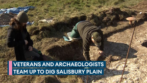 Operation Nightingale sees veterans take up digging on Salisbury Plain