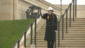 Remembrance Service Held At National Memorial Arboretum 